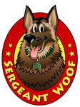 TEMPORARY TATTOOS, SGT WOOF, 1.5 X 2", ENG Product Image 