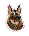 STICKERS, SGT WOOF DIE CUT View Product Image