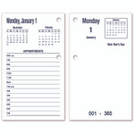 AbilityOne 7510016648800, SKILCRAFTDAYMAX  Calendar Pad, 6 x 3.5, White/Blue Sheets, 12-Month (Jan to Dec): 2026 View Product Image