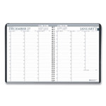 7510016828109, SKILCRAFT Professional Weekly Planner, 11 x 8.5, Black Cover, 12-Month (Jan to Dec): 2026 View Product Image