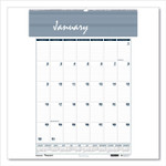 7510016935083, SKILCRAFT 12-Month Wall Calendar, 8.5 x 11, White/Blue/Gray Sheets, 12-Month (Jan to Dec): 2026 Product Image
