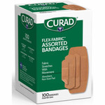 Curad Flex-Fabric Bandages - Tan - Fabric Product Image 