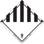 LABEL - MISC DANGEROUS GOODS 4 x 4" - 500/RL View Product Image