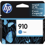 HP 910 (3YL58AN) Original Standard Yield Inkjet Ink Cartridge - Cyan - 1 Each Product Image 