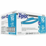 Ziploc Grip n' Seal Freezer Bags - Large Size - 1 gal Capacity - 10.75" Length x 10.56" Width - Zipper Closure - Textured Product Image 