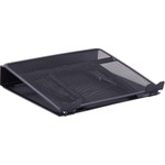 Lorell Mesh Laptop Stand - 3.50" Height x 13" Width x 11.50" Depth - Desktop - Steel, Metal Product Image 