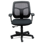 Eurotech Apollo Mid-Back Mesh Chair, 18.1" to 21.7" Seat Height, Black View Product Image
