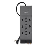 Belkin Professional Series SurgeMaster Surge Protector, 12 AC Outlets, 8 ft Cord, 3,780 J, Dark Gray View Product Image