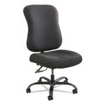 Safco Optimus High Back Big and Tall Chair, Fabric, Supports Up to 400 lb, 19" to 22" Seat Height, Black (SAF3590BL) View Product Image