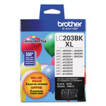 Brother LC2032PKS Innobella High-Yield Ink, 550 Page-Yield, Black, 2/Pack (BRTLC2032PKS) View Product Image