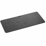 DURABLE Durable Effect Desk Mat - Home Office - 13" Length x 27.50" Width x 0.150" Depth - Rectangular - Polyethylene Terephthalate (PET), Felt - Charcoal Product Image 