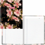 Blueline Cherry Tree Lane Notebook - 192 Pages - Ruled Margin - Cherry Tree Lane Cover - Smooth, Hard Cover, Sturdy, Self-adhesive Tab, Index Sheet, Acid-free Paper, Durable - Recycled Product Image 