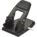 Officemate 90082 Heavy Duty 2-Hole Punch with Padded Handle, 50 Sheet Capacity - 2 Punch Head(s) - 50 Sheet of 20lb Paper - 1/4" Punch Size - Steel - 6.8" Width x 5" Height Product Image 