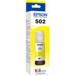Epson T502, Yellow Ink Bottle - Inkjet - Yellow Product Image 