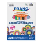 Prang SunWorks Construction Paper Smart-Stack, 50 lb Text Weight, 9 x 12, Assorted, 300/Pack (PAC6525) View Product Image