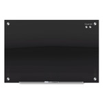 Quartet Infinity Magnetic Glass Marker Board, 72" x 48", Black Surface Product Image 