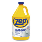 Zep Commercial Antibacterial Disinfectant, Lemon Scent, 1 gal, 4/Carton (ZPEZUBAC128CT) Product Image 