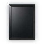 MasterVision Kamashi Chalk Board, 36" x 24", Black Surface, Black Wood Frame View Product Image