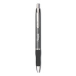 Sharpie S-Gel S-Gel Premium Metal Barrel Gel Pen, Retractable, Medium 0.7 mm, Black Ink, Gun Metal Gray Barrel, Dozen View Product Image