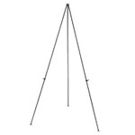 MasterVision Instant Easel, 61.5" High, Black, Steel, Lightweight View Product Image