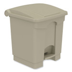 Safco Plastic Step-on Waste Receptacle - 8 gal Capacity - (SAF9924TN) View Product Image