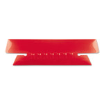 Pendaflex Hanging Folder Plastic Insertable Tabs - 25 Tab(s) - (PFX4312RED) Product Image 