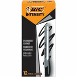 BIC Mark-it Retractable Permanent Markers - Fine Marker Point - Retractable - Black Ink Product Image 