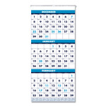 House of Doolittle Three-month Vertical Wall Calendar - Monthly - (HOD3640) View Product Image