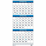 House of Doolittle Three-month Vertical Wall Calendar - Monthly - 14 Month - December 2025 to January 2027 - 3 Month Single Page Layout - 12 1/4" x 27" Sheet Size Product Image 