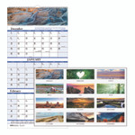 House of Doolittle Scenic 3-month Wall Calendar - Julian Dates - (HOD3638) View Product Image