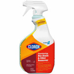 CloroxPro&trade Disinfecting Bio Stain & Odor Remover Spray - Ready-To-Use - 32 fl oz (1 quart) - Bleach-free - Translucent Product Image 