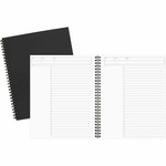Mead 1 - Subject Action Planner Notebook - Letter - 80 Sheets - Double Wire Spiral - 0.34" Ruled Product Image 