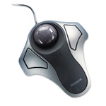 Kensington Orbit Optical Trackball Mouse, USB 2.0, Left/Right Hand Use, Black/Silver Product Image 