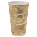 SOLO Mistique Hot Paper Cups, 16 oz, Brown, 50/Sleeve, 20 Sleeves/Carton (SCC316MS) View Product Image