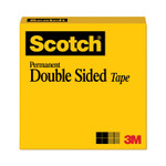 Scotch Double-Sided Tape, 3" Core, 0.5" x 36 yds, Clear (MMM665121296) View Product Image