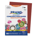 Prang SunWorks Construction Paper, 50 lb Text Weight, 9 x 12, Red, 50/Pack View Product Image