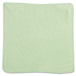 Rubbermaid Commercial Microfiber Cleaning Cloths, 12 x 12, Green, 24/Pack (RCP1820578) View Product Image