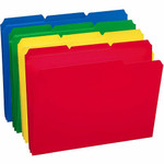 Smead 1/3 Tab Cut Letter Top Tab File Folder - 8 1/2" x 11" - 3/4" Expansion - Top Tab Location - Assorted Tab Position - 17 pt. - (SMD10500) Product Image 