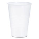 Dart High-Impact Polystyrene Cold Cups, 10 oz, Translucent, 100 Cups/Sleeve, 25 Sleeves/Carton (DCCY10) View Product Image