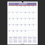 AT-A-GLANCE Erasable Wall Calendar, 12 x 17, White Sheets, 12-Month (Jan to Dec): 2025 Product Image