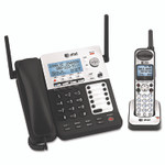 AT&T SB67138 DECT 6.0 Phone/Answering System, 4 Line, 1 Corded/1 Cordless Handset Product Image 