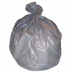 RePrime Right Sack Can Liners, 56 gal, 40.64 mic, 44" x 55", Gray, 100/Carton View Product Image