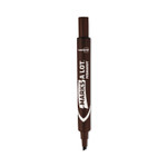 Avery MARKS A LOT Large Desk-Style Permanent Marker, Broad Chisel Tip, Brown, Dozen (8881) View Product Image