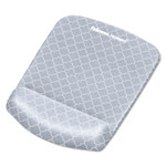 Fellowes PlushTouch Mouse Pad with Wrist Rest, 7.25 x 9.38, Lattice Design View Product Image