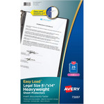 Avery Diamond Clear Sheet Protectors - 1 x Sheet Capacity - For Legal 8 1/2" x 14" Sheet - 3 x Holes - 3 x Rings - Ring Binder Product Image 