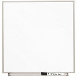 Quartet Matrix Whiteboard - 16" Board Height x 16" Board Width - White Surface - Magnetic, Durable - Silver Aluminum Frame Product Image 