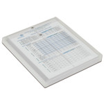 AbilityOne 7530016618836, SKILCRAFT Poly String/Button Top-Loading 1.25" Expansion Envelope, 1 Section, Letter Size, Clear, 5/Pack Product Image 