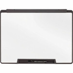 Quartet Motion Cubicle Whiteboard - 24" (2 ft) Width x 18" (1.5 ft) Height - White Melamine Surface - Black Plastic Frame Product Image 