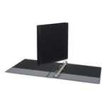 Universal Slant D-Ring View Binder, 3 Rings, 1" Capacity, 11 x 8.5, Black (UNV20741) View Product Image