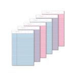 TOPS Prism + Colored Writing Pads, Narrow Rule, 50 Assorted Pastel-Color 5 x 8 Sheets, 6/Pack (TOP63016) View Product Image